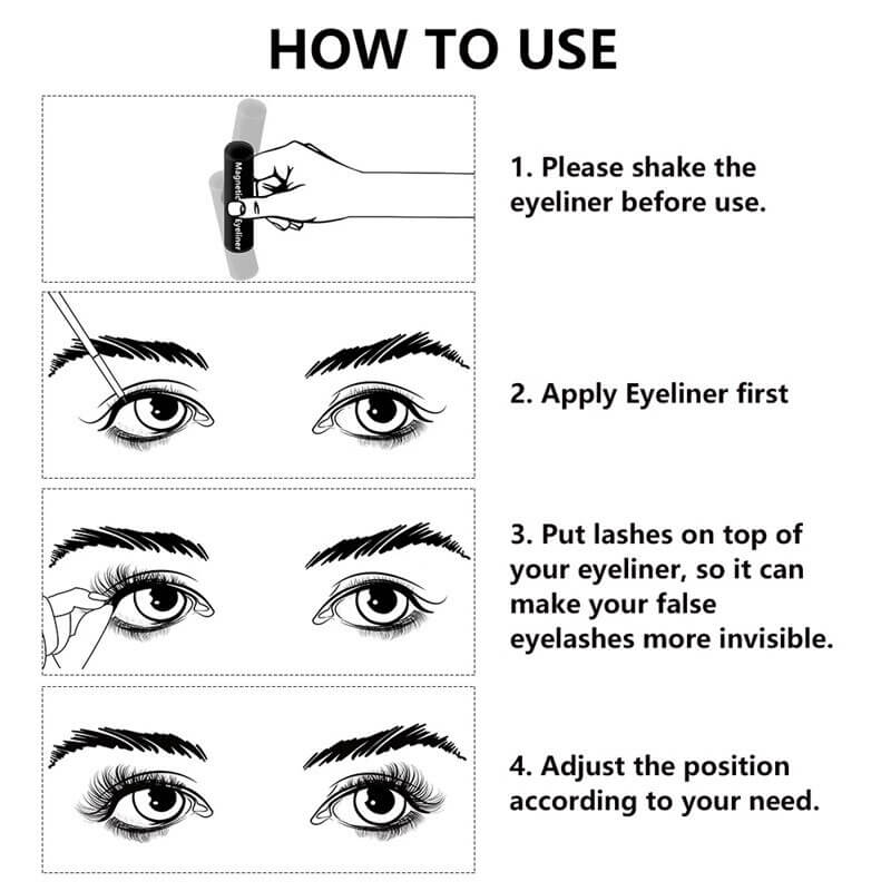 How to Apply Magnetic Lashes