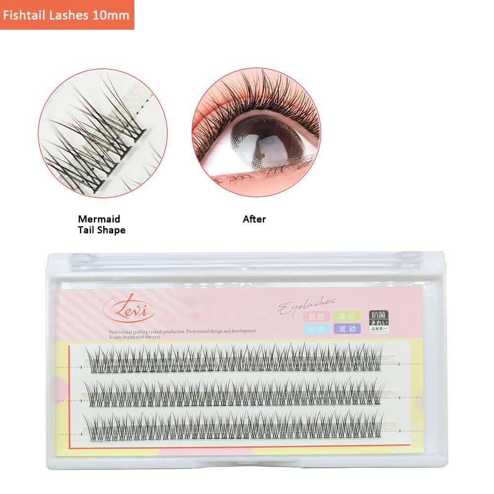 Mermaid Lashes | Fishtail Lashes 10mm