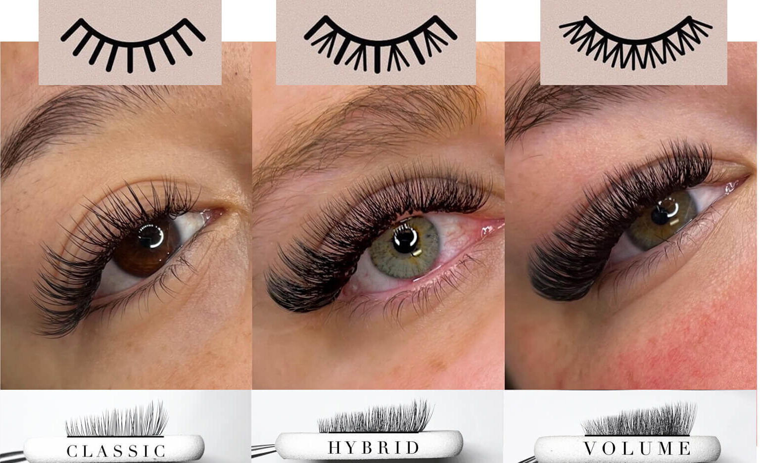 Read more about the article Hybrid Lash Extensions Guide: You Need To Know