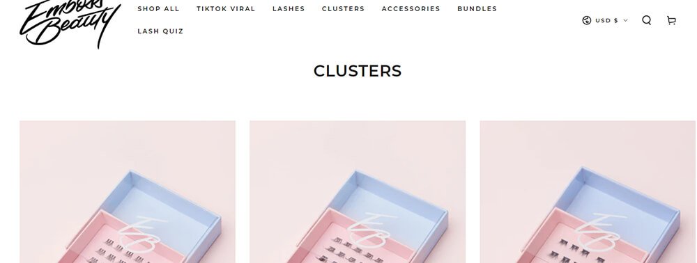 Emboss Beauty Cluster Lashes