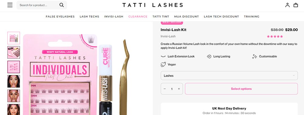 Tatti Lashes Cluster Lashes